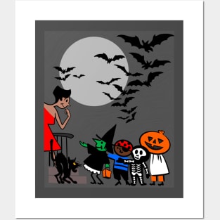 Trick or Treat it's Halloween! Posters and Art